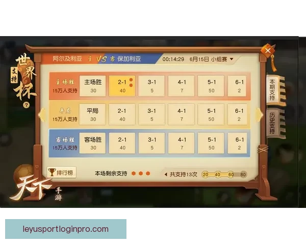 世界杯竞猜游戏攻略 如何精准预测比赛结果提高中奖几率